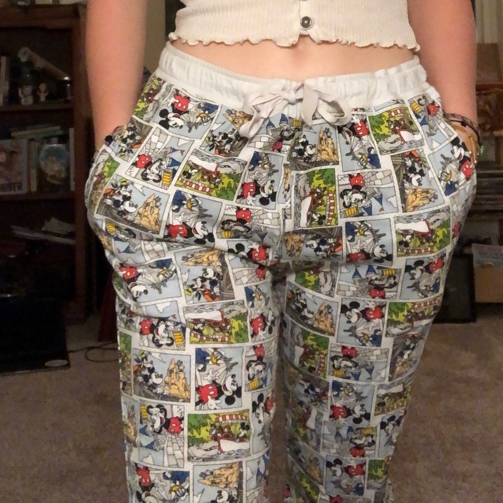 Retro Mickey Mouse pajama pants